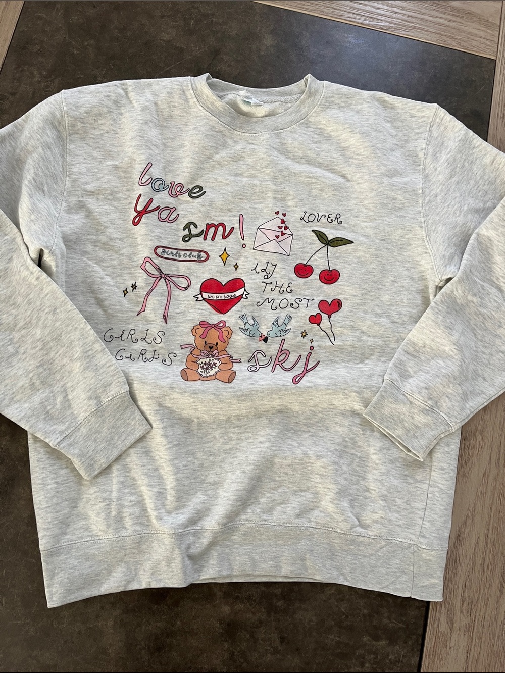 Graphic sweater